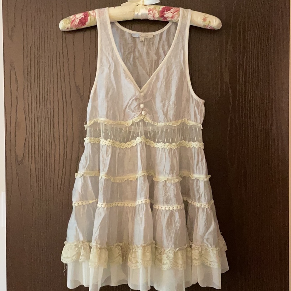NWOT! Cecico | Sheer Swing Tank Top